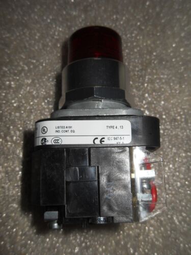 1 Allen-Bradley 800T-PTF16R RED PILOT LIGHT