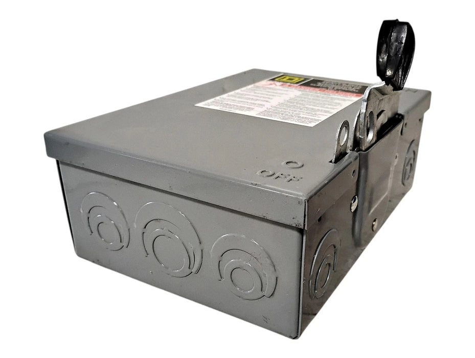 Square D D321N 240 V AC 30 A Fusible Type 1 General Duty Safety Switch