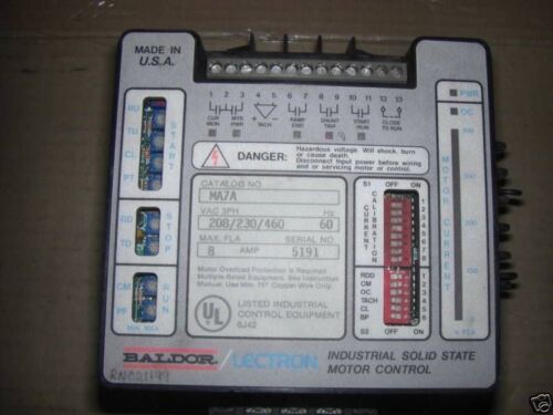 Baldor MA7A MOTOR CONTROL 3 PHASE 8 AMP