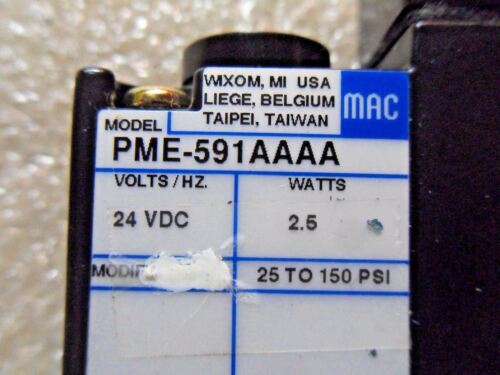 MAC Valves PME-591AAAA Solenoid Valve