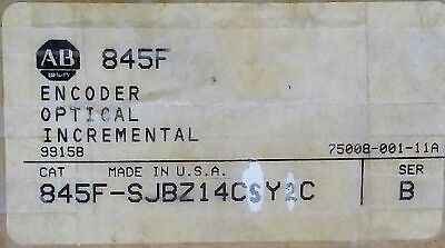 Allen-Bradley 845F-SJBZ14CSY2C Optical Incremental Encoder