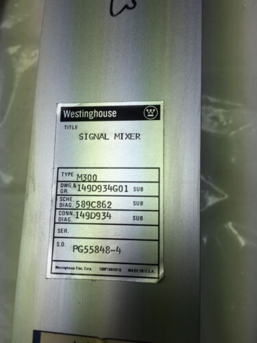 Westinghouse 149D934G01 Signal Mixer