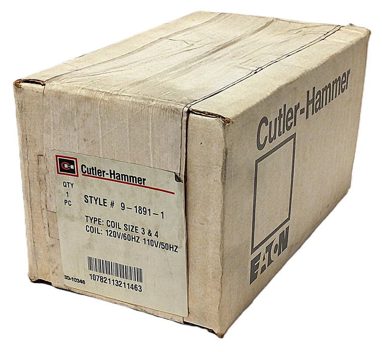 Cutler-Hammer 9-1891-1 110/120 V AC Magnetic Coil for NEMA Size 3-4-5 Contactors