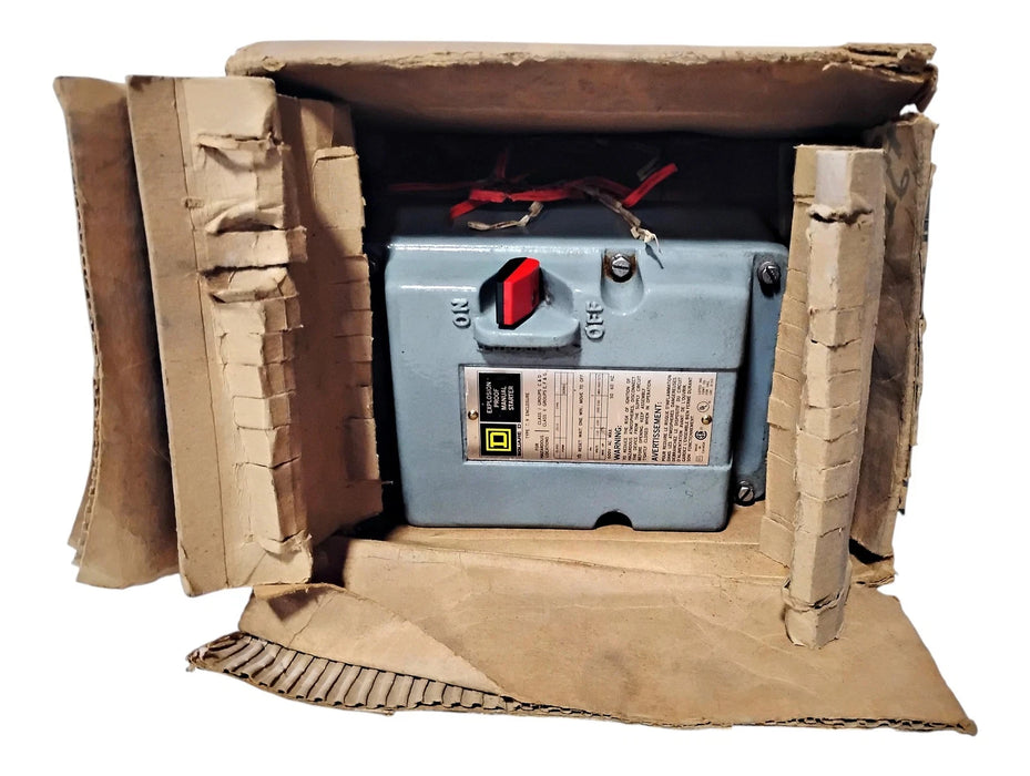Square D 2510MBR2 600 V AC 3 PH 3 P 5 HP NEMA 7/9 Explosion Proof Manual Starter