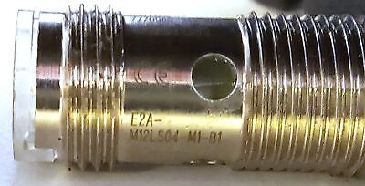 Omron E2A-M12LS04-M1-B1 12-24 V DC Shielded Proximity Sensor