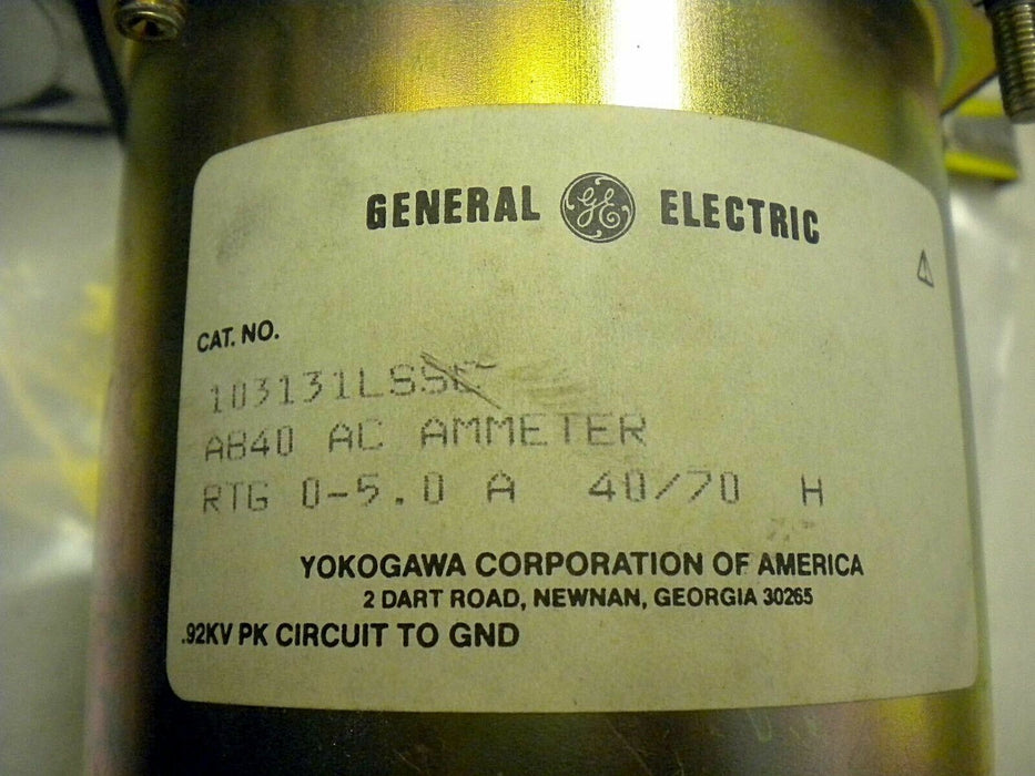 GE Meter AC Amperes 0-400 103131LSSC