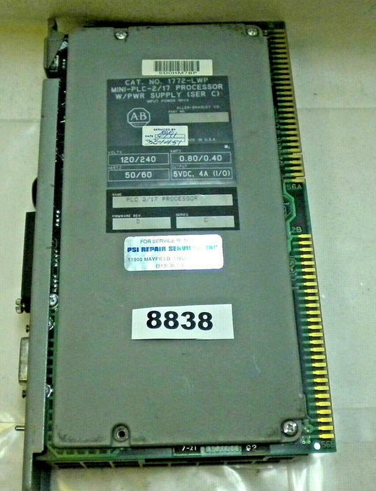 Allen-Bradley Processor Module & Power Supply 1772-LWP With KEY