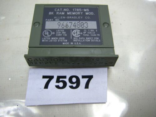 Allen-Bradley 8K Memory Cartridge PLC 5/15 1785-MS