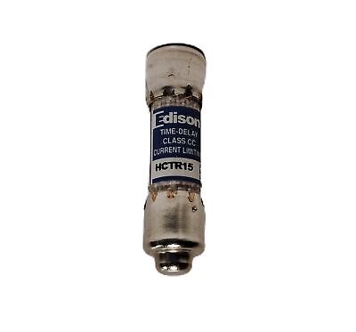 Edison HCTR15 600 V AC 15 A Class CC Current-Limiting Time-Delay Fuses
