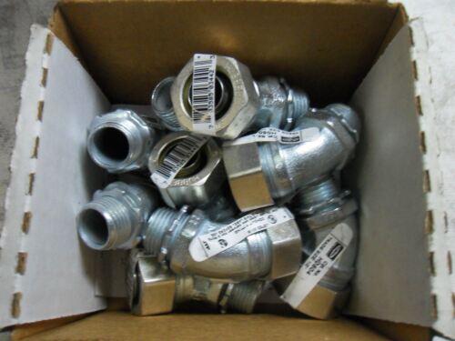 1 BOX OF 10 Hubbell H0504 LIQUIDTIGHT CONNECTORS
