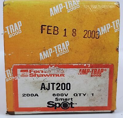 Ferraz Shawmut AJT200 600VAC/500VDC 200 A Current-Limiting Time-Delay Fuse