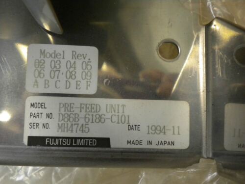 Fujitsu ASM Pre-Feed Unit D86B-6186-C101 Coupons Printer