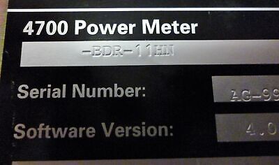 Siemens 4700-BDR-11HN Power Meter