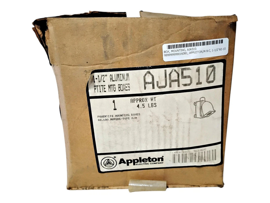 Appleton AJA510 1-1/2" Aluminum POWERTITE Mounting Box