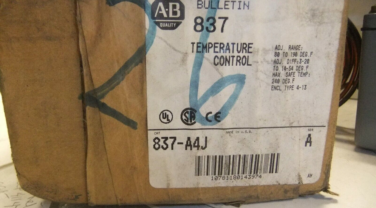 Allen-Bradley Temperature Control 837-A4J