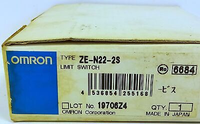 Omron ZE-N22-2S 125-480 V AC/DC 15 A Roller Plunger Limit Switch