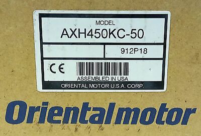 Oriental Motor AXH450KC-50 AXH450KC-GFH 50W 2500RPM Brushless DC Motor w/ Drive