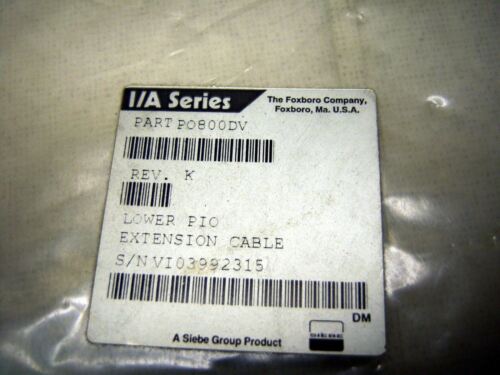 Foxboro Fieldbus Extension Cable 2' Upper Po800Dv