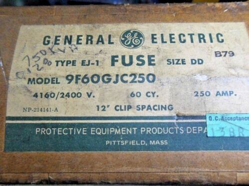 GE 9F60GJC250 Fuse