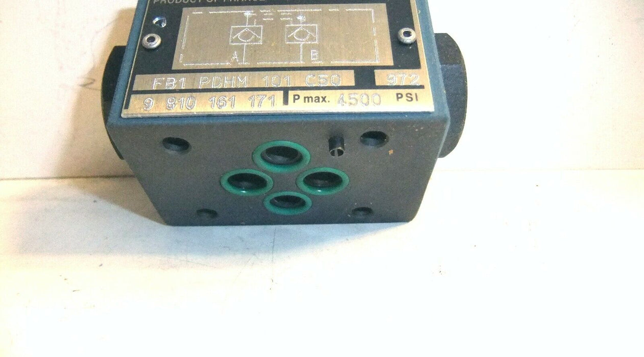 Bosch FB1 PDHM 101 C50 Check Valve