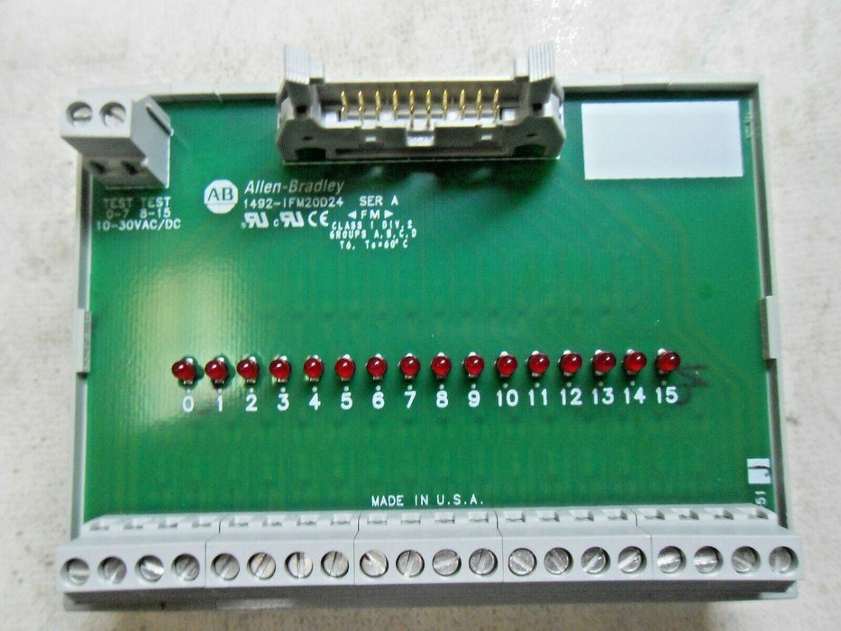 1 Allen-Bradley 1492-IFM20D24 20-POINT DIGITAL IFM