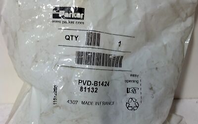 Parker PVDB1424 1/8" 2 Position 4 Way Double Acting Solenoid Valve Body