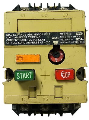 Klockner Moeller PKZM0-0,4-NA 600 V AC 1 to 1.6 Amps Protective Motor Starter