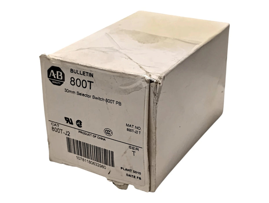 Allen-Bradley 800T-J2 Series T 30 mm 3-Position Maintained Selector Switch