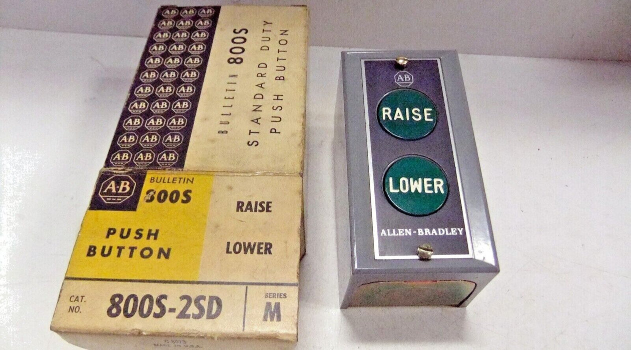 Allen-Bradley Push Button Station Raise Lower 800S-2SD