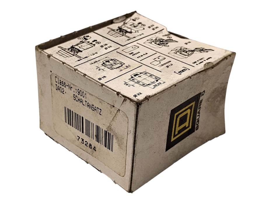 Square D 9001-DA02 690 V AC 16 A 1 NC Contact Block