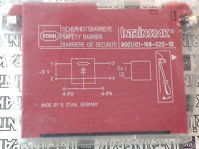 Stahl 9001/01-168-020-10 12 V Intrinspak Safety Barrier