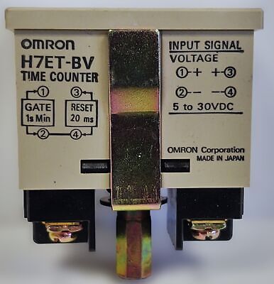Omron H7ET-BV Digital Hour Meter with 7 Digit LCD Display
