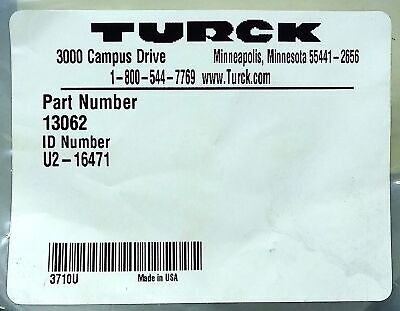 Turck 13062 PLC Cable