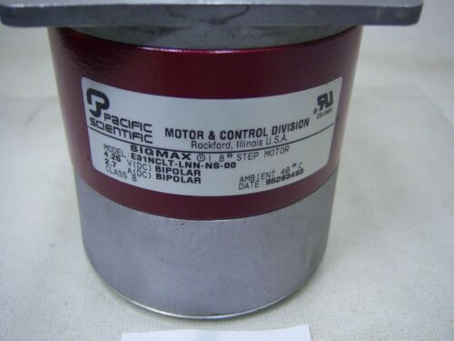 Pacific Scientific Stepper Motor Sigmax E31NCLT-LNN-N8-00 425VDC 2.7A DC