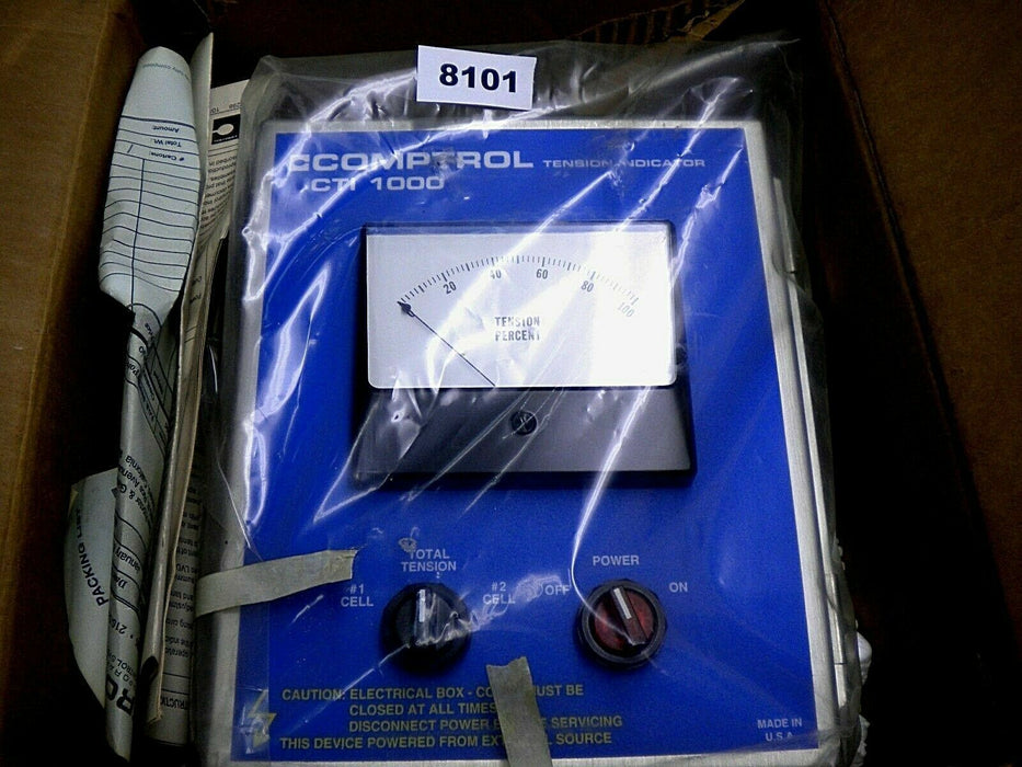 Comptrol Tension Indicator Control CTI1000 0-100 %