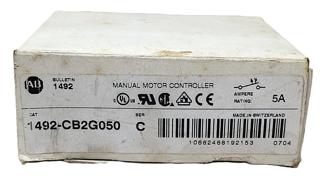 Allen-Bradley 1492-CB2-G050 480Y/277V AC 5 A 2-Pole Supplementary Protector