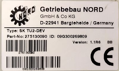 Nord SK TU2-DEV NORDAC DeviceNet Module for SK 300E & 750E Frequency Inverters