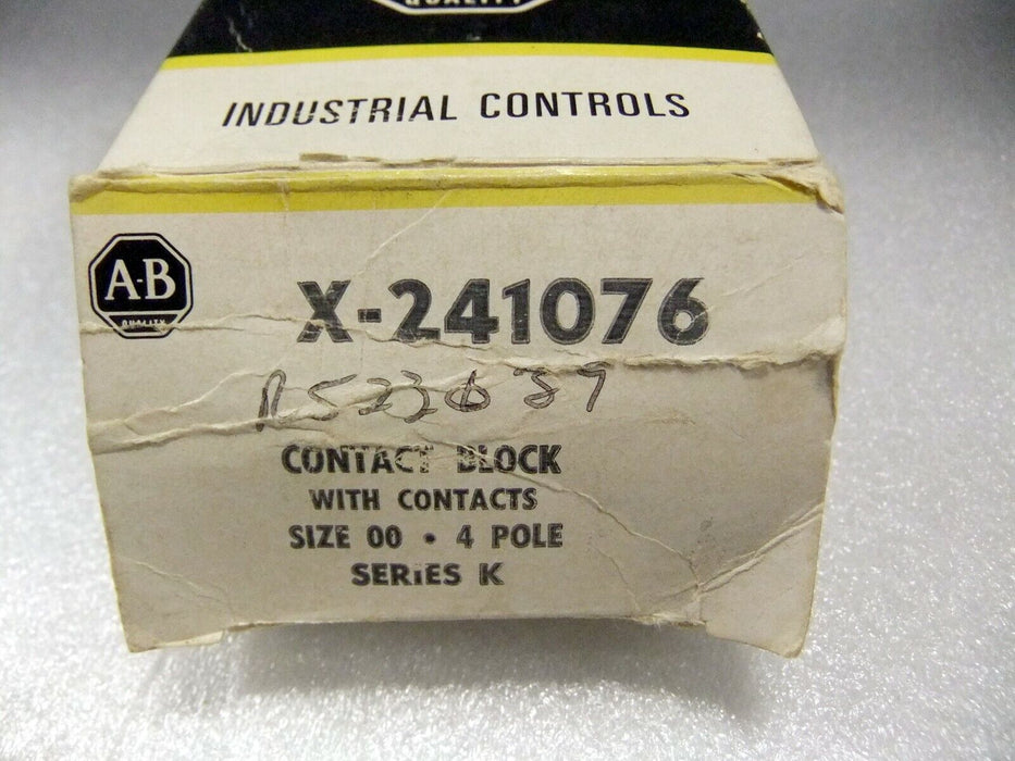 Allen-Bradley X-241076 Contact Block