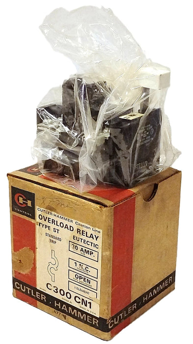 Cutler-Hammer C300 CN1 Type ST 600 V AC 30 A Eutectic Alloy Overload Relay