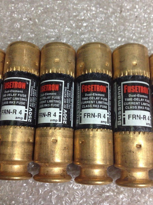 6 Bussmann FRN-R-4 Fuses