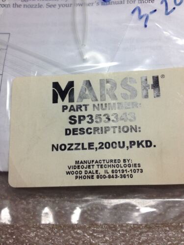 Videojet Sp353343 Ink Nozzle