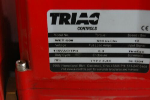 Triac WEY-500 Valve