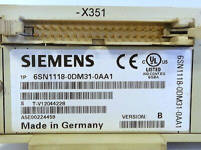 Siemens 6SN118-ODM31-0AA1 Version B Printed Circuit Board Card for SIMODRIVE
