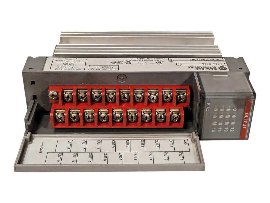 Allen-Bradley 1746-OA16 Series C 85-265 VAC 16 Channel Digital PLC Output Module