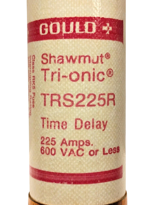 Gould Shawmut TRS225R 600V AC/DC 225A Class RK5 Current-Limiting Time-Delay Fuse