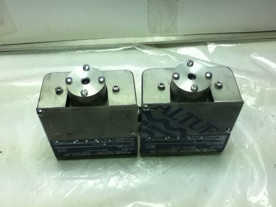 ROGERS INDUSTRIAL PRODUCTS 800-S-R4 PRESSURE SWITCH