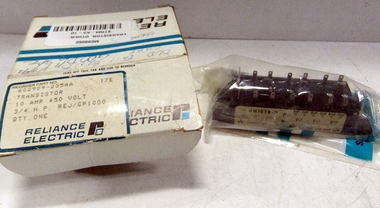 Reliance Electric 250V 10A Transistor 602909-235AA