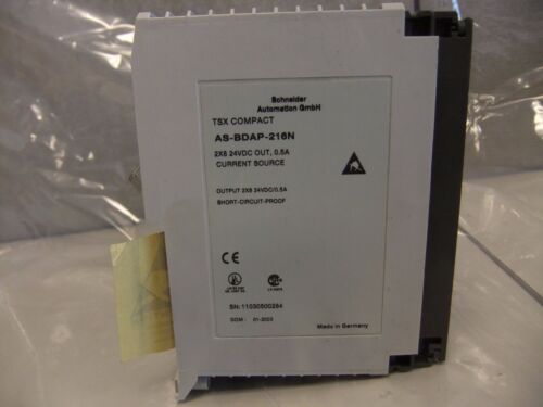 SCHNEIDER AUTOMATION AS-BDAP-216N TSX COMPACT OUTPUT MODULE