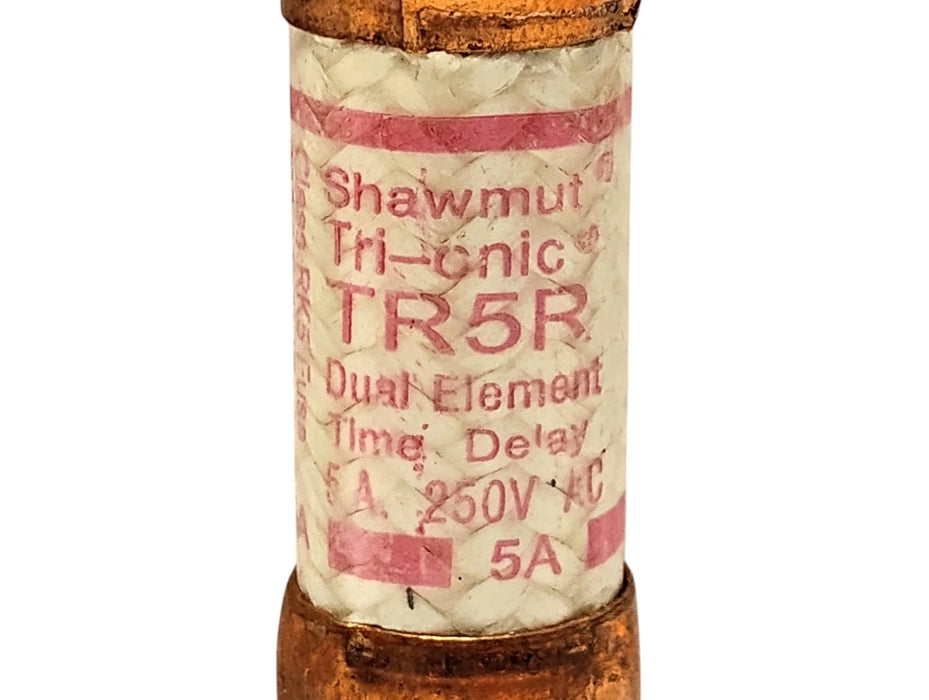 Ferraz Shawmut TR5R 250 V AC 5 A Current-Limiting Time-Delay Fuses