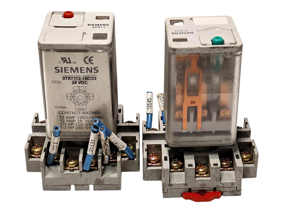 Siemens 3TX7112-1NC03 24 V DC 10 A Miniature Ice Cube Relay